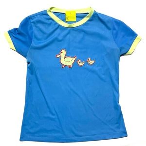 90's nylon Duck shirt